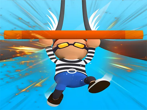 Roof Run Rails Man - railing challenge Game online